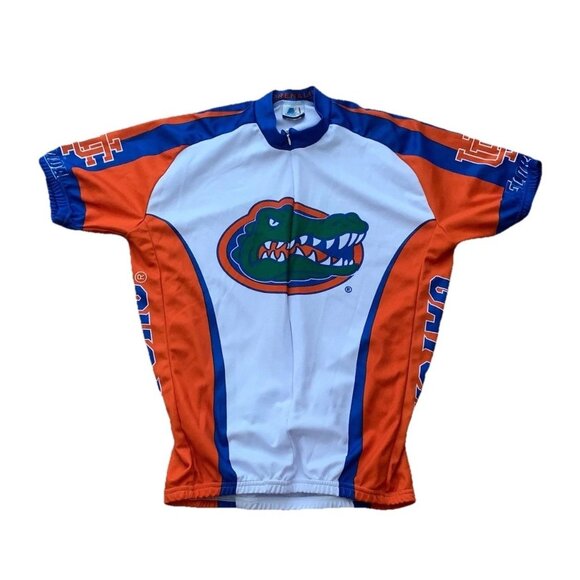Florida Gators UF Adrenaline Promotions Cycling Jersey Large Short Sleeve NCAA - Picture 1 of 10